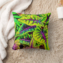 Levendige bladeren Neon Elegance