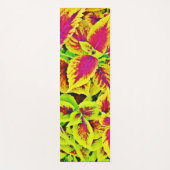 Levendige bladeren patroondans yogamat (Voorkant)