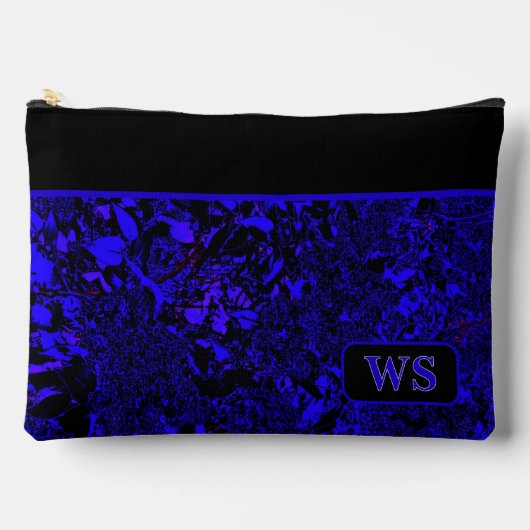 Levendige blauwe cosmetische tas (Voorkant)
