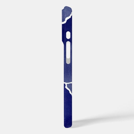 Levendige blauwe kustgetijden Case-Mate iPhone case (Achterkant / Links)