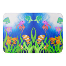 Levendige blauwe onderwater zeevissen