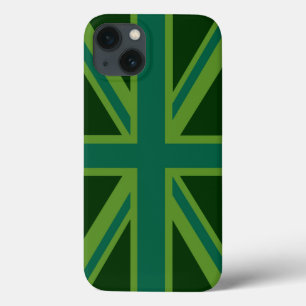 Levendige Blauwgroen Uniefaansluiting Case-Mate iPhone Case