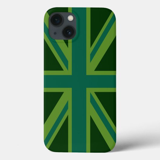 Levendige Blauwgroen Uniefaansluiting Case-Mate iPhone Case (Achterkant)