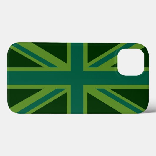 Levendige Blauwgroen Uniefaansluiting Case-Mate iPhone Case (Achterkant (horizontaal))