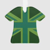 Levendige Blauwgroen Uniefaansluiting Ornament (voorkant)