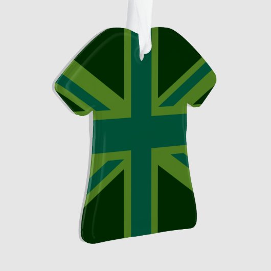 Levendige Blauwgroen Uniefaansluiting Ornament (voorkant)