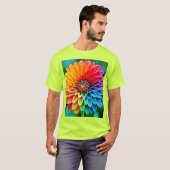 Levendige bloei van hoop en vreugde ontwerp t-shirt (Voorkant volledig)