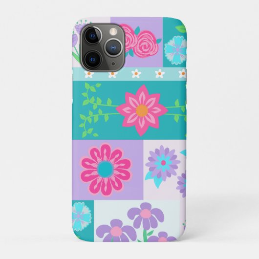 Levendige Bloeiende Bloemen Ontwerp Case-Mate iPhone Case (Achterkant)