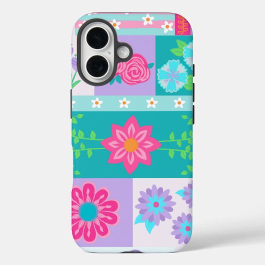Levendige Bloeiende Bloemen Ontwerp Case-Mate iPhone Case (Achterkant)