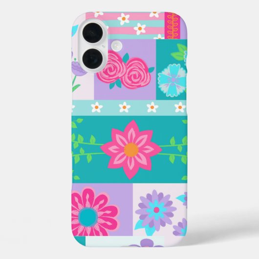 Levendige Bloeiende Bloemen Ontwerp Case-Mate iPhone Case (Achterkant)