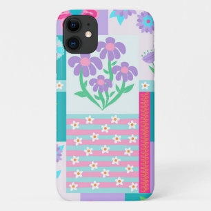 Levendige Bloeiende Bloemen Ontwerp Case-Mate iPhone Case
