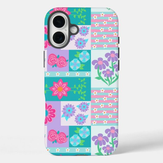 Levendige Bloeiende Bloemen Ontwerp Case-Mate iPhone Case (Achterkant)
