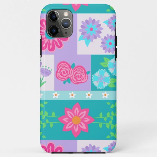 Levendige Bloeiende Bloemen Ontwerp Case-Mate iPhone Case (Achterkant)