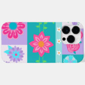 Levendige Bloeiende Bloemen Ontwerp Case-Mate iPhone Case (Achterkant (horizontaal))