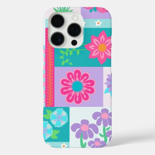 Levendige Bloeiende Bloemen Ontwerp Case-Mate iPhone Case (Achterkant)