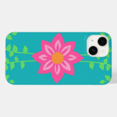 Levendige Bloeiende Bloemen Ontwerp Case-Mate iPhone Case (Achterkant (horizontaal))