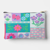 Levendige Bloeiende Bloemen Ontwerp Etui (Achterkant)