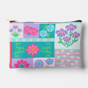 Levendige Bloeiende Bloemen Ontwerp Etui
