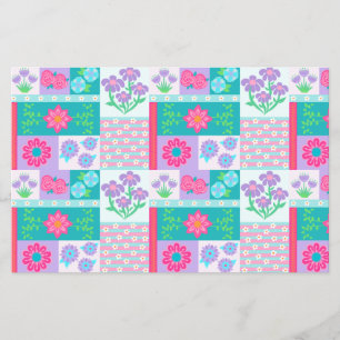 Levendige Bloeiende Bloemen Ontwerp Flyer