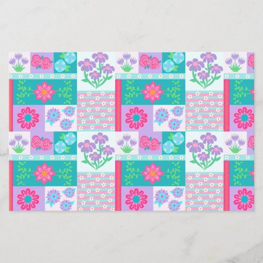 Levendige Bloeiende Bloemen Ontwerp Flyer (Voorkant)