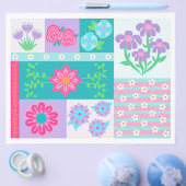 Levendige Bloeiende Bloemen Ontwerp Flyer (Enkel)