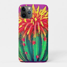 Levendige bloeiende cactus Case-Mate iPhone case
