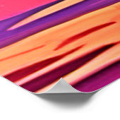 Levendige bloeiende cactus poster (Hoek)