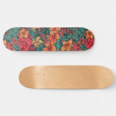 Levendige bloem op Hawaiian Persoonlijk Skateboard (Horizontaal)
