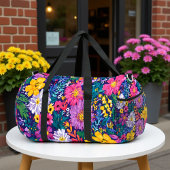 Levendige bloem tas