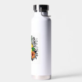 Levendige Bloemen Bloei Water Fles (Links)