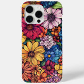 Levendige Bloemen Boeket iPhone Case (Achterkant)