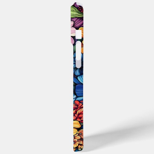Levendige Bloemen Boeket iPhone Case (Achterkant / Links)