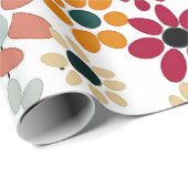 Levendige bloemen cadeaupapier (Rol Hoek)