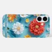 Levendige bloemen Case-Mate iPhone case (Achterkant (horizontaal))