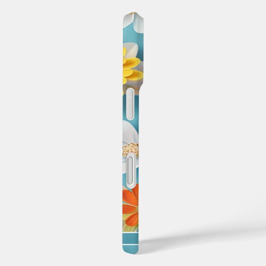 Levendige bloemen Case-Mate iPhone case (Achterkant / Rechts)