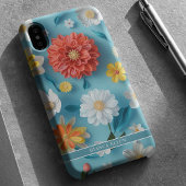 Levendige bloemen Case-Mate iPhone case