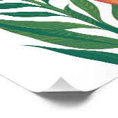 Levendige bloemen esthetiek: felgekleurde bloemen perfect poster (Hoek)