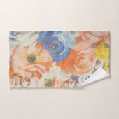 Levendige Bloemen Handdoek Set - 3 Kleuren Elegant (Handdoek)