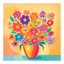 Levendige Bloemen in Eenvoud