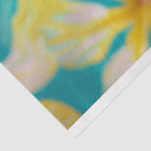 Levendige  Bloemen Koning Krab Decoupage Tissuepapier (Detail)