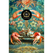 Levendige  Bloemen Koning Krab Decoupage Tissuepapier