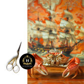 Levendige  Bloemen Koning Krab Decoupage Tissuepapier