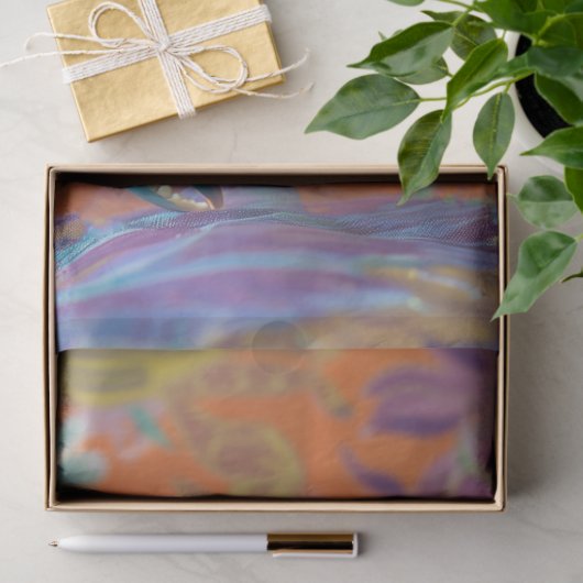 Levendige Bloemen Koning Krab Decoupage Tissuepapier (Geschenk)