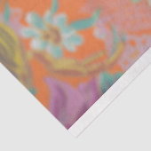 Levendige  Bloemen Koning Krab Decoupage Tissuepapier (Detail)