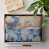 Levendige  Bloemen Koning Krab Decoupage Tissuepapier (Geschenk)