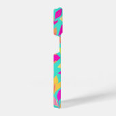 Levendige Bloemen Patroon Telefoonhoes iPhone Hoesje (Rechterkant)