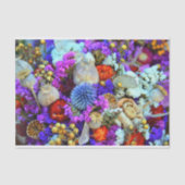 Levendige bloemen tissuepapier (Voorkant)