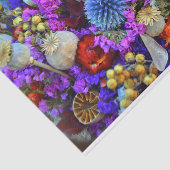 Levendige bloemen tissuepapier (Detail)