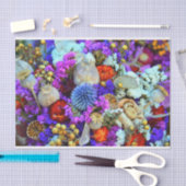 Levendige bloemen tissuepapier (Craft)