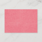 Levendige Bloemen Waterverf Budget Huwelijk Plaatskaartje (Achterkant)